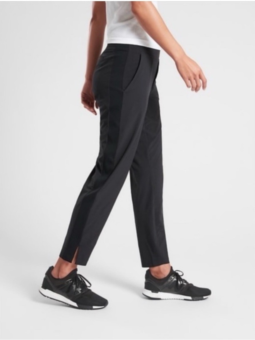 Athleta Brooklyn Ankle Black Pants Size 4P